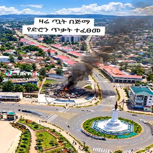 Read more about the article The video purportedly showing a drone attack at Abba Jifar Square in Jimma is AI-generated